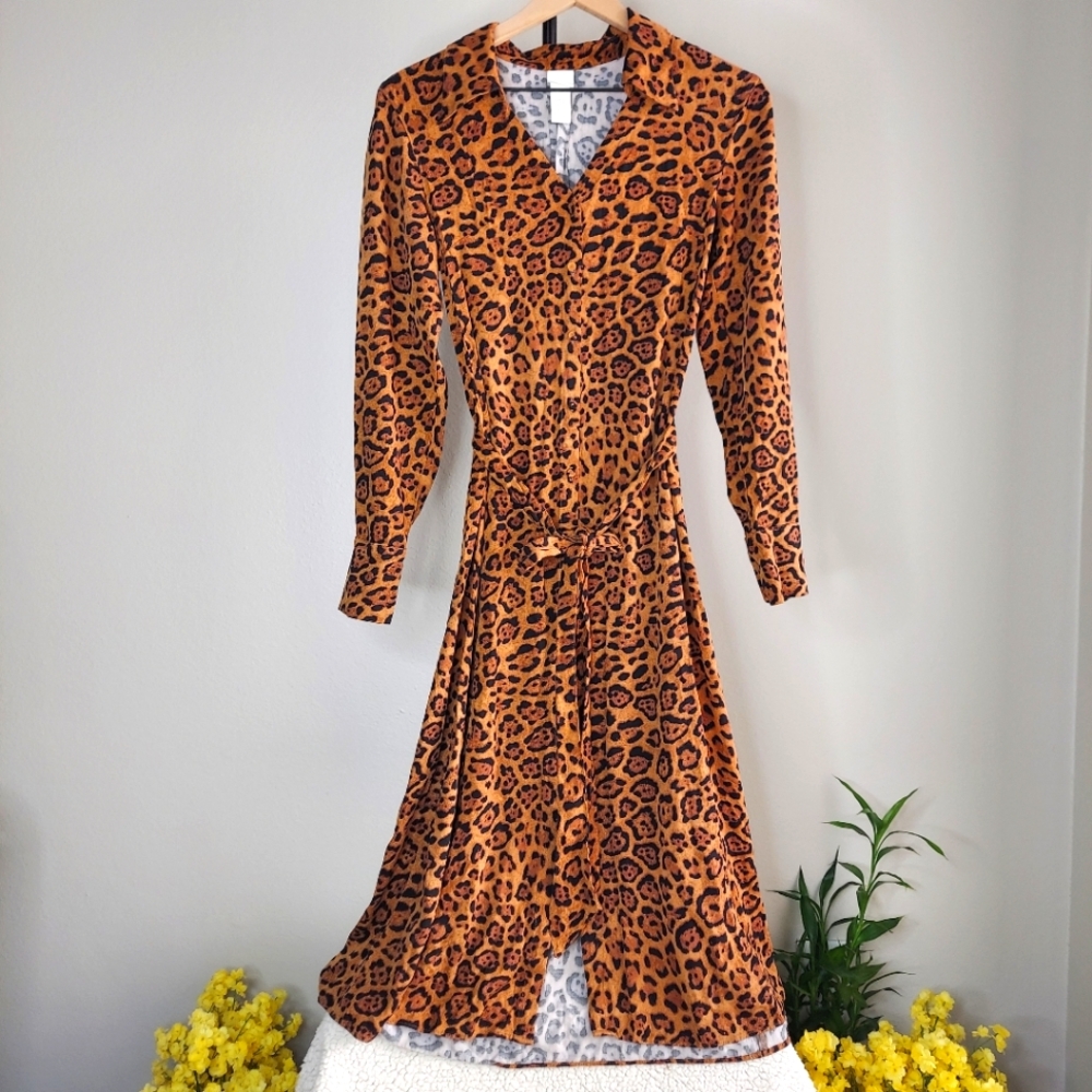 H&M Animal Printed Women Casual Dress size XS